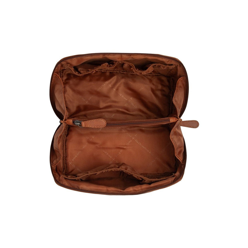 Kulturbeutel Elma Cognac