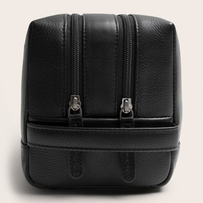 Leder Kulturbeutel Montelaro Black