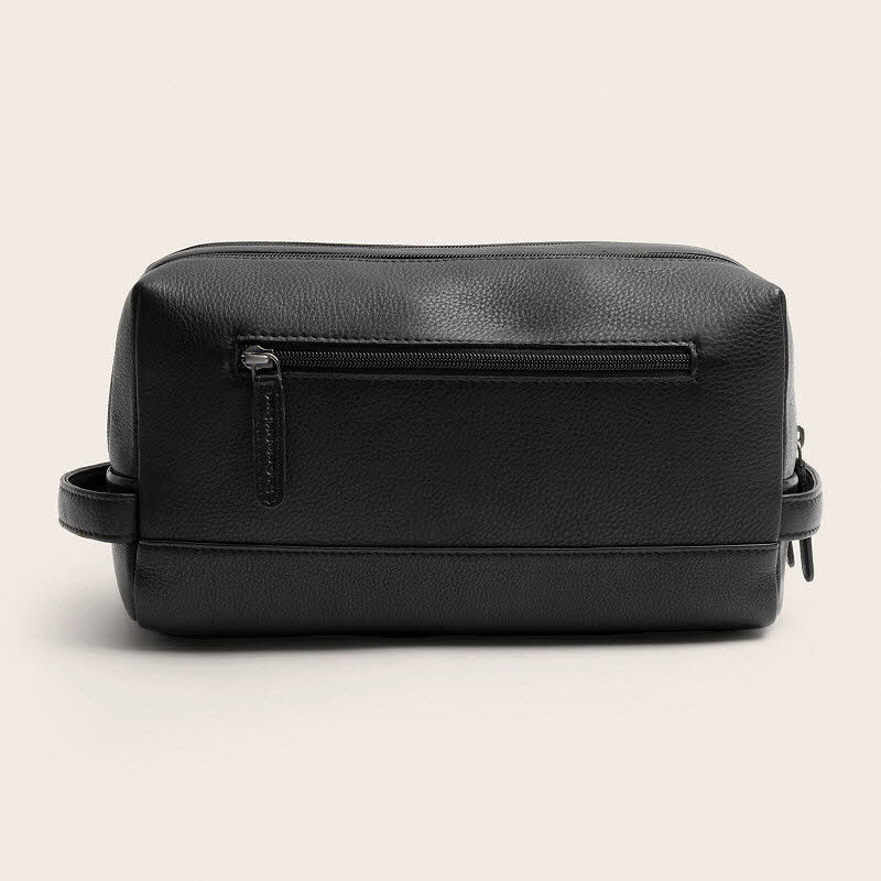 Leder Kulturbeutel Montelaro Black