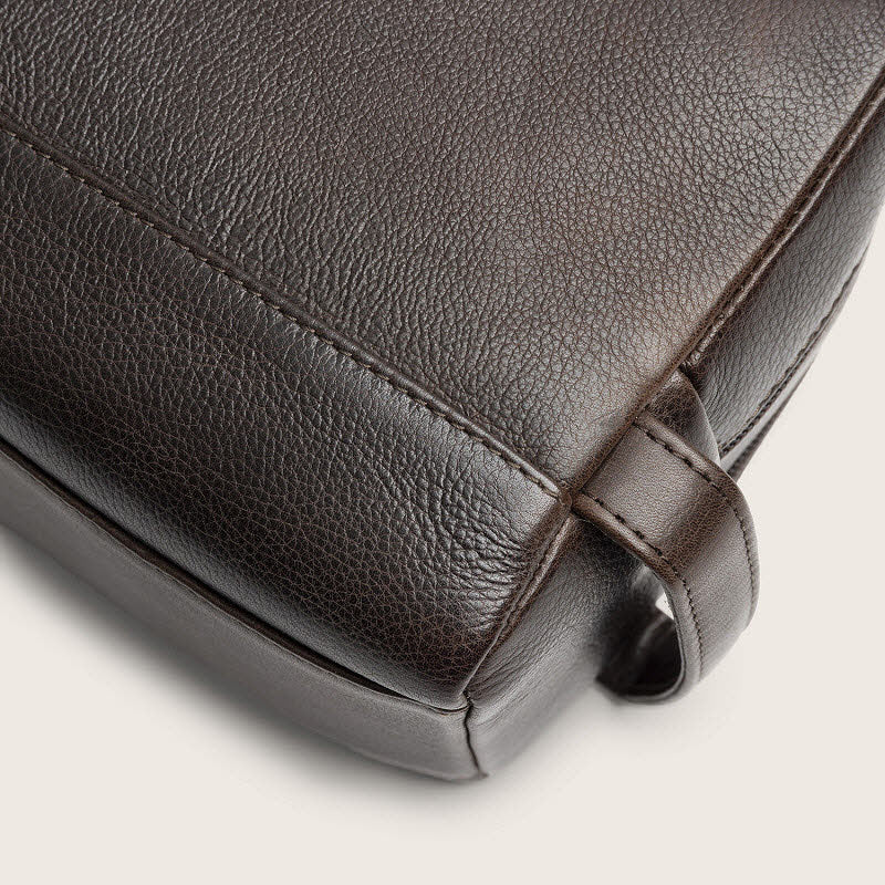 Leder Kulturbeutel Montelaro Brown
