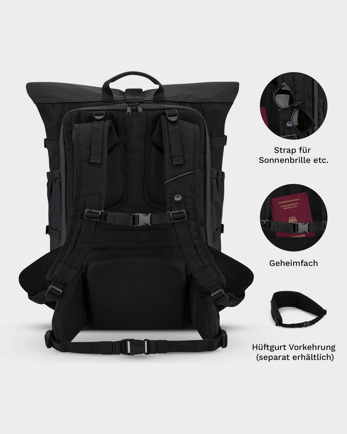 Allen Large Travel Black