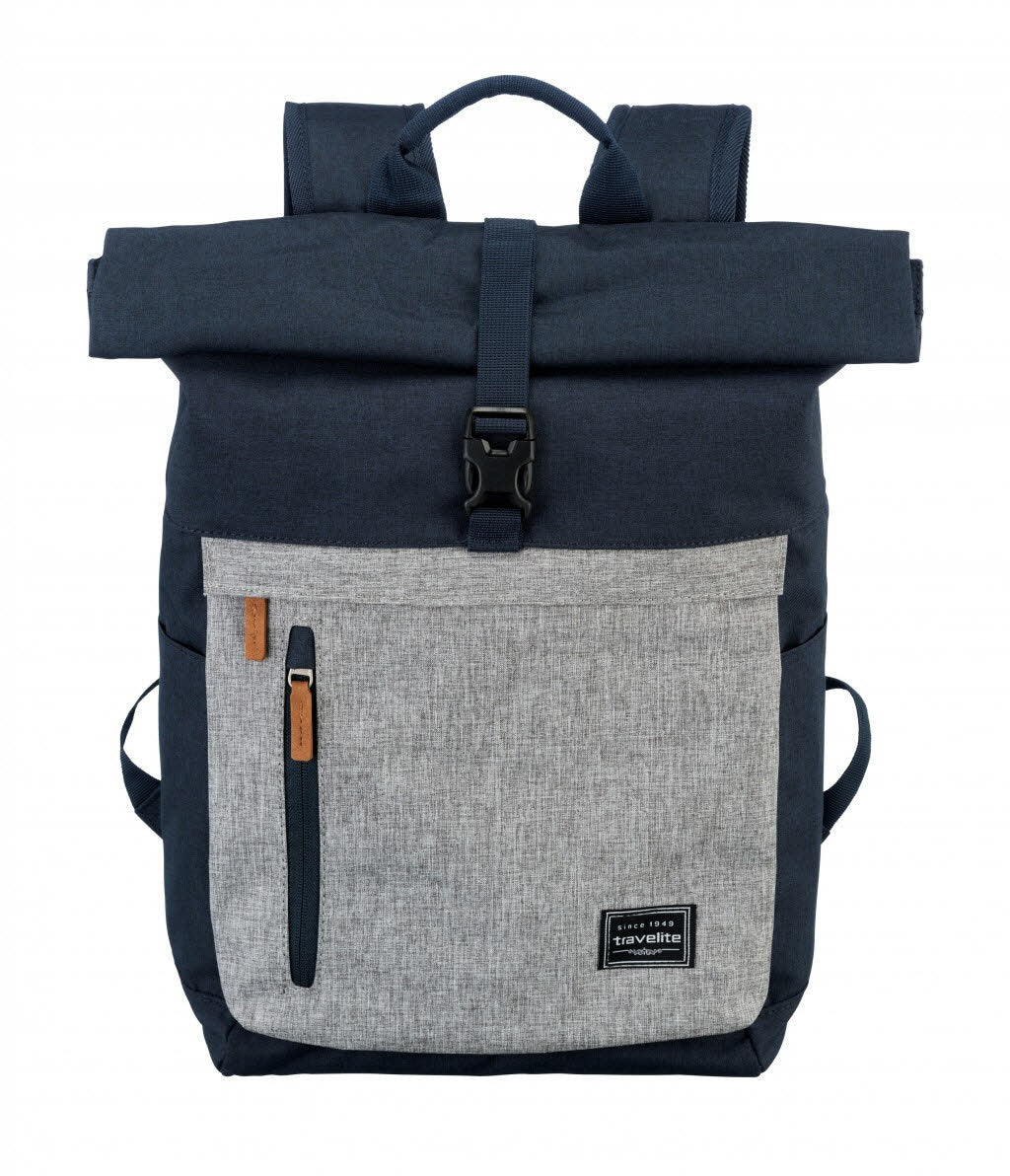 Rollup Rucksack Marine/Grau