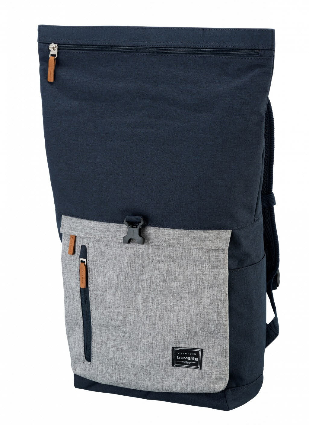 Rollup Rucksack Marine/Grau