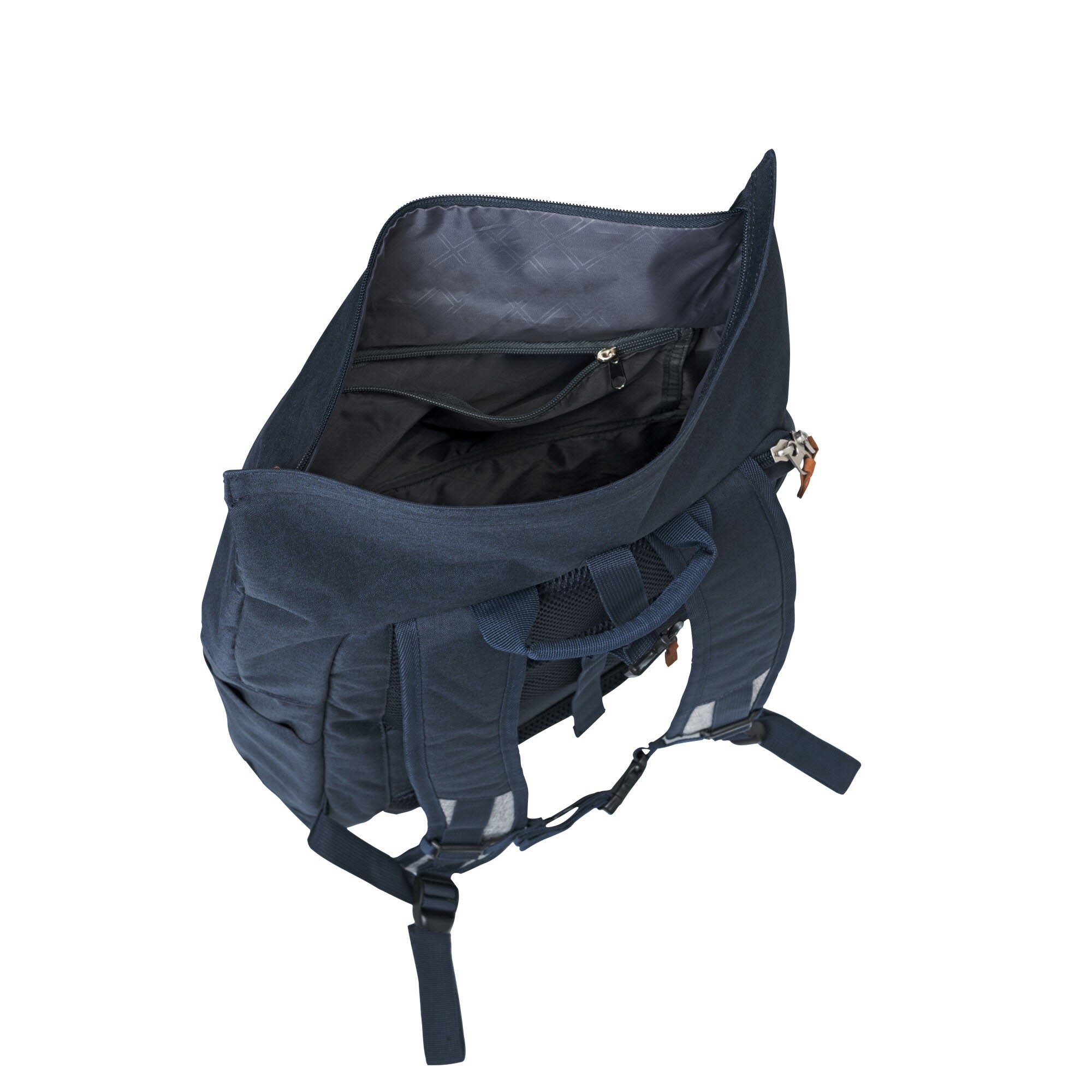 Rollup Rucksack Marine/Grau