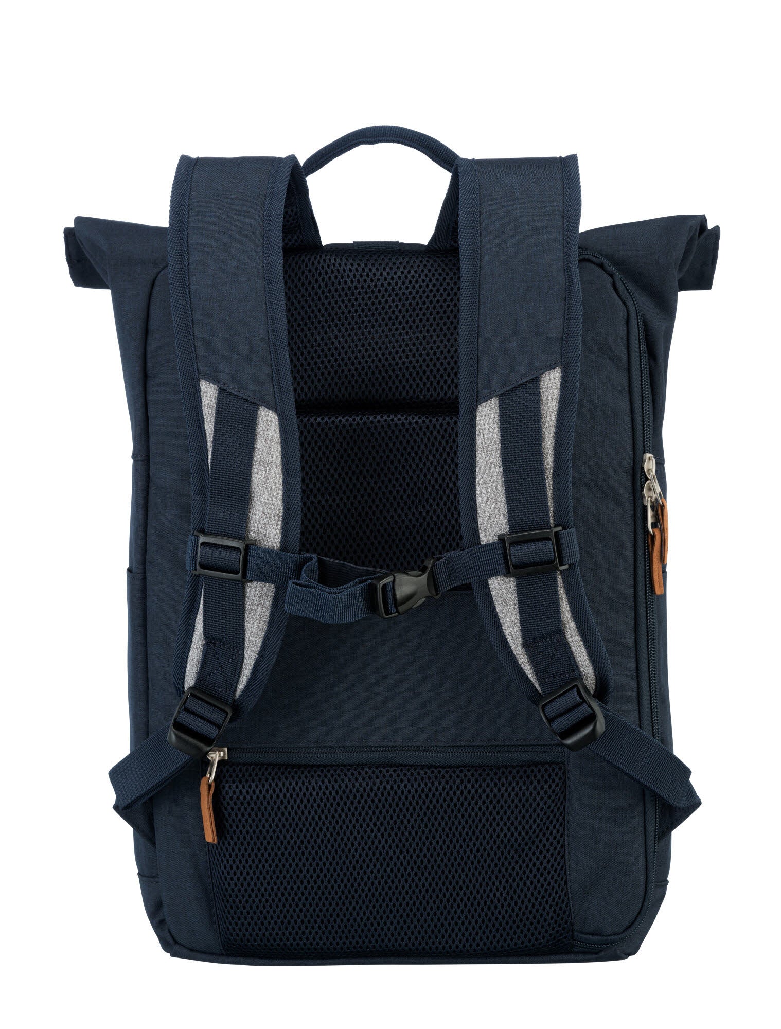 Rollup Rucksack Marine/Grau