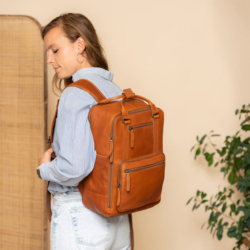 Rucksack Cognac