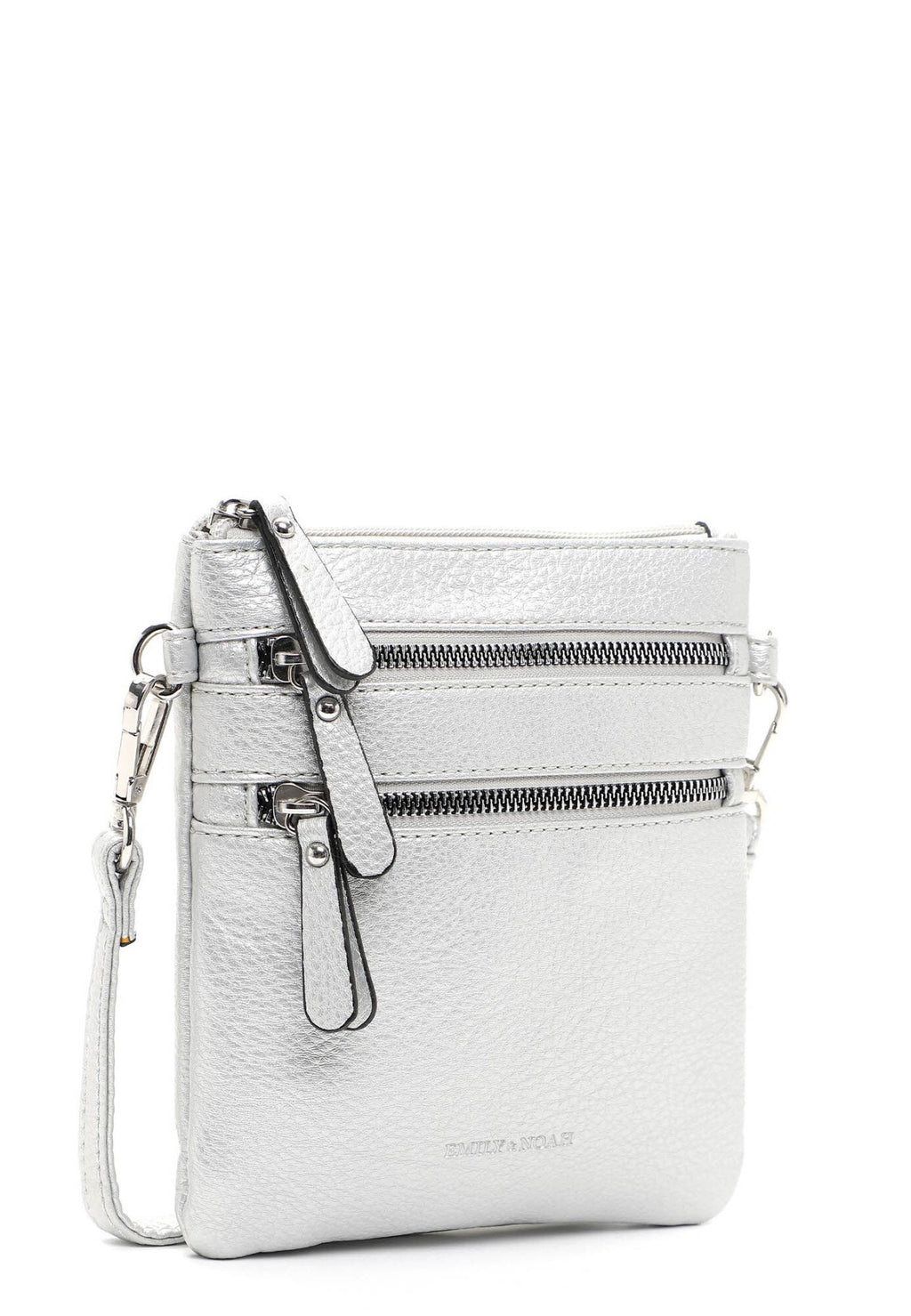 Umhängetasche klein shinysilver