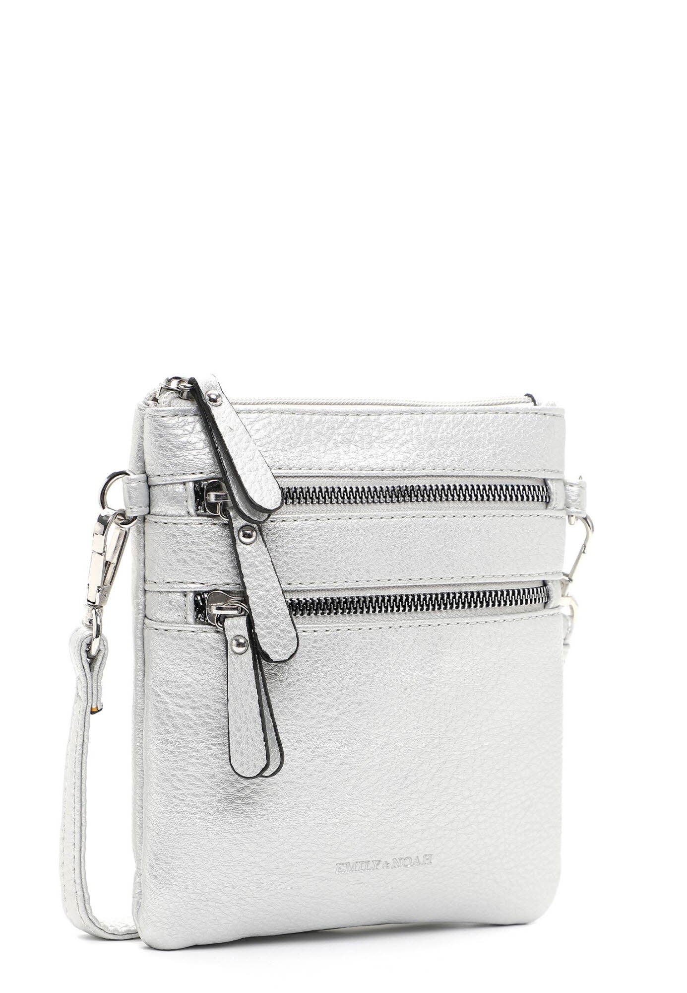 Umhängetasche klein shinysilver