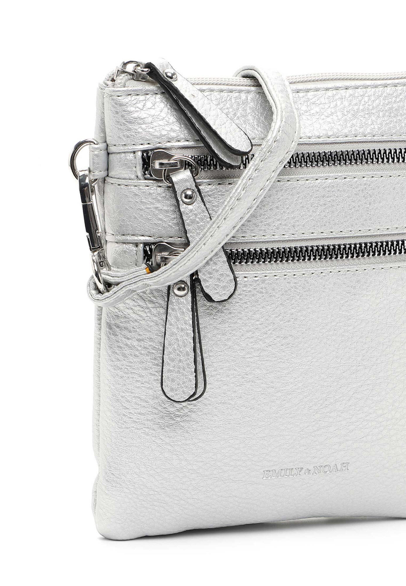 Umhängetasche klein shinysilver