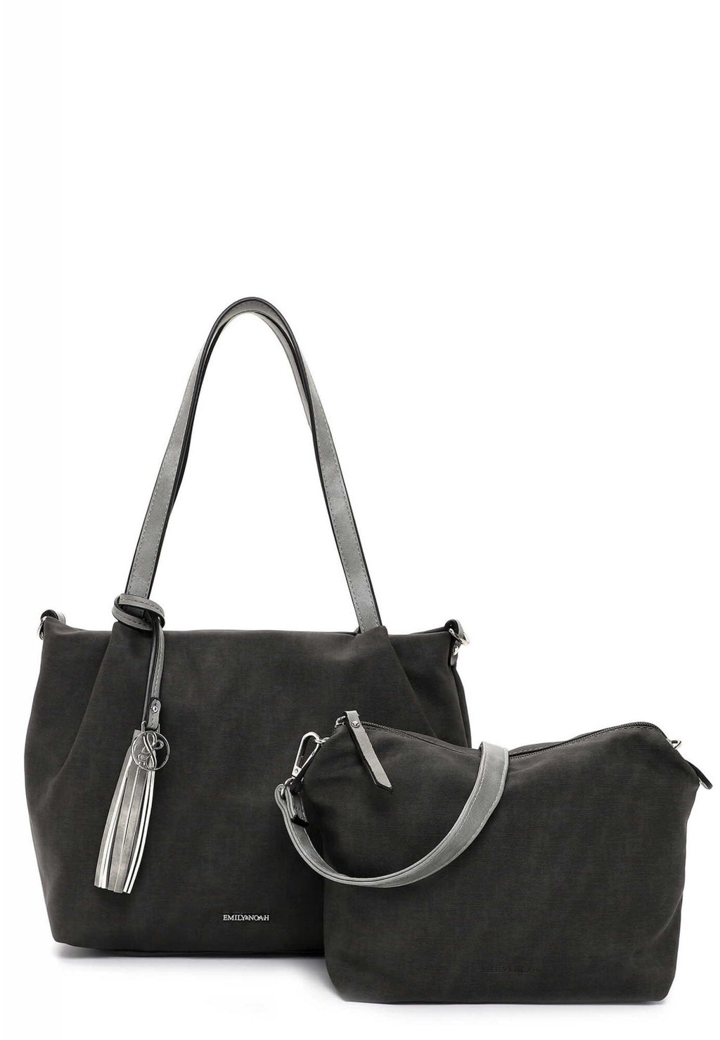 Shopper mittel grey
