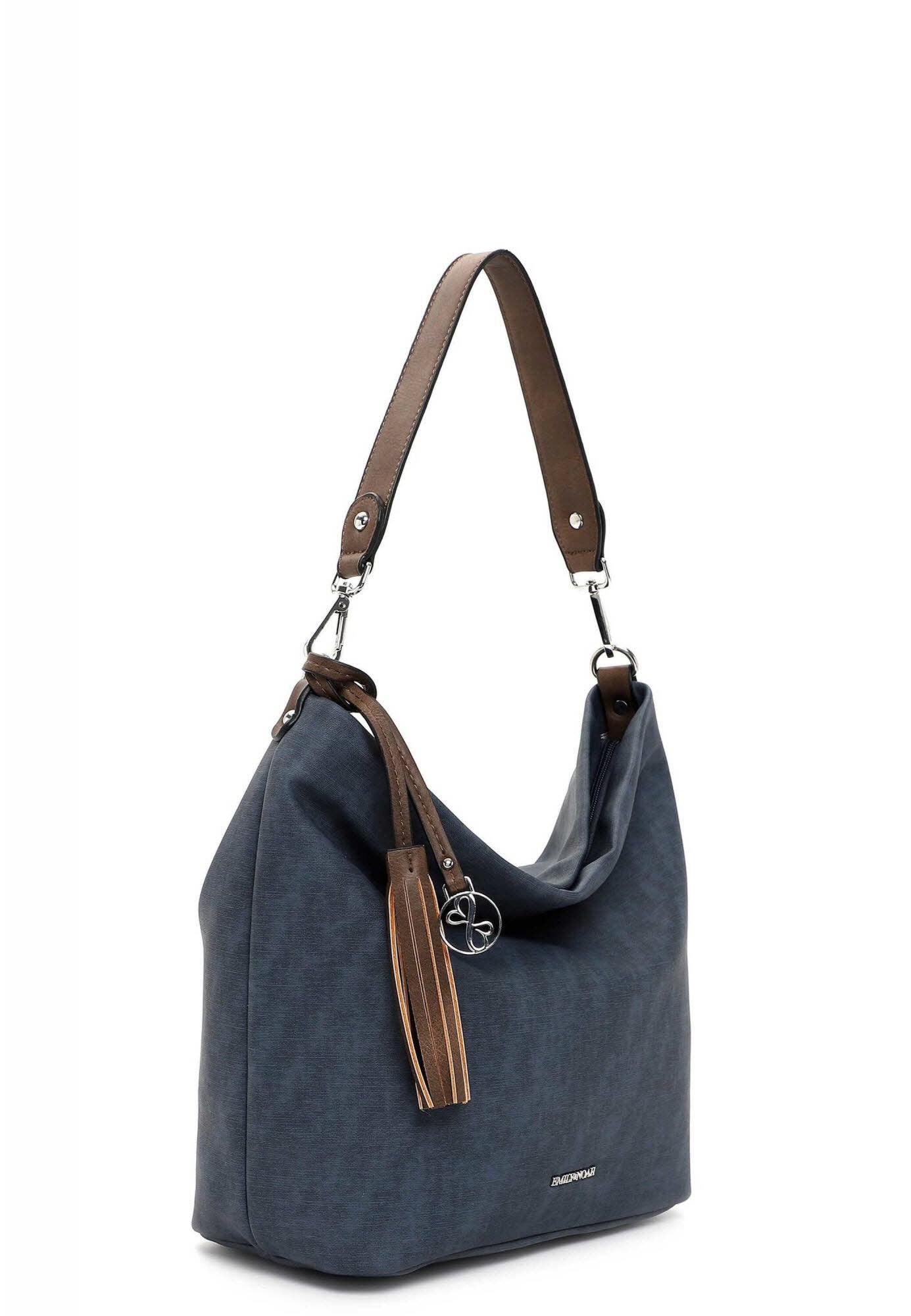 Beutel mittel blue/taupe