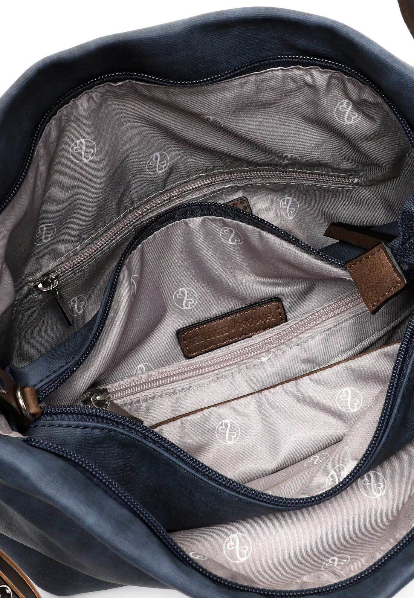 Beutel mittel blue/taupe