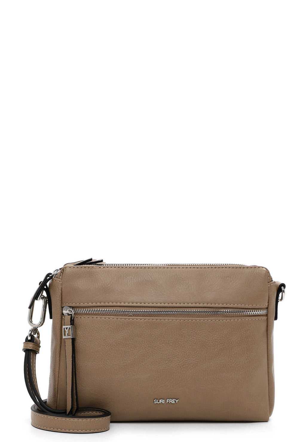 Handtasche mittel Taupe
