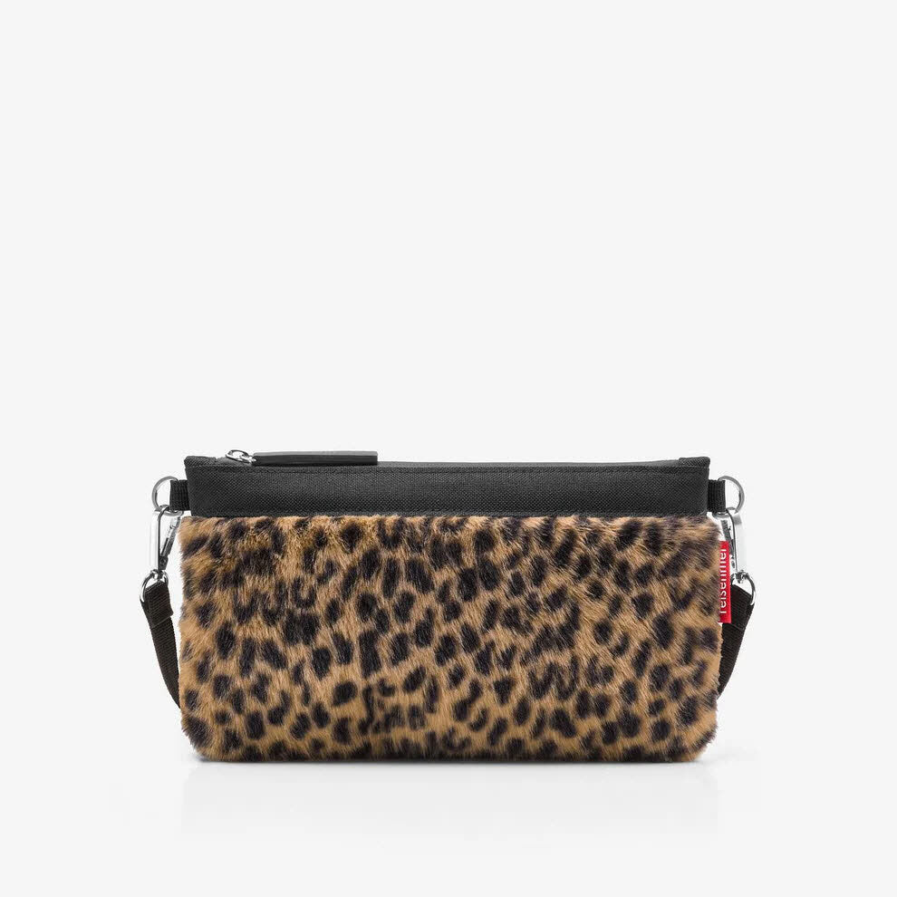 mini pouch leo fake fur