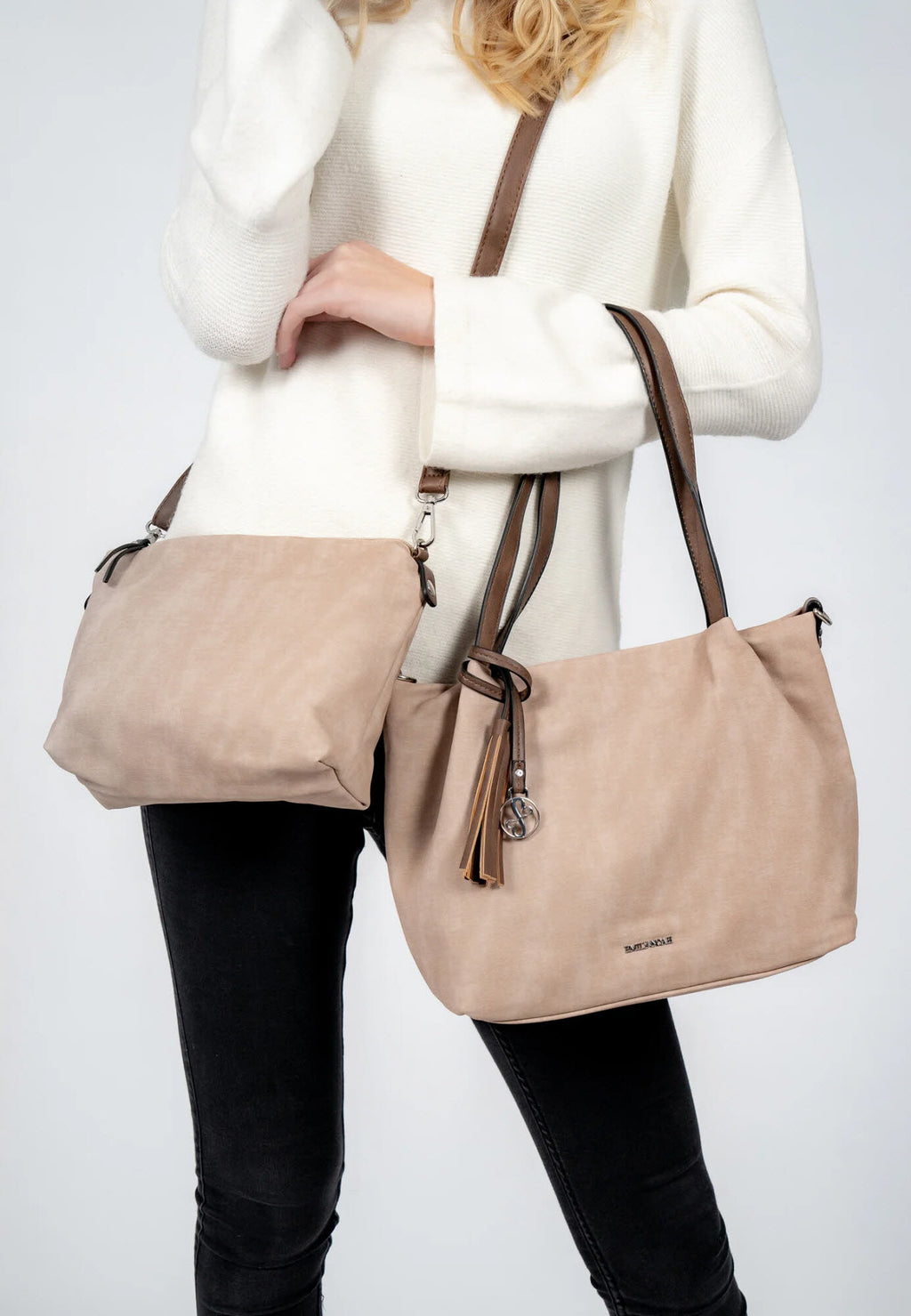 Shopper mittel Sand kombi