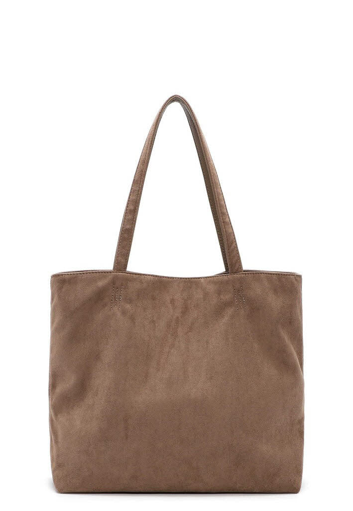 Wendeshopper groß Taupe
