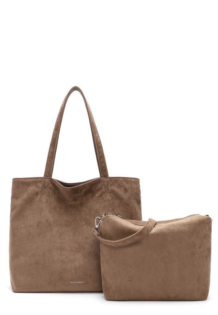 Wendeshopper groß Taupe