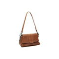 Schultertasche Clifden Cognac