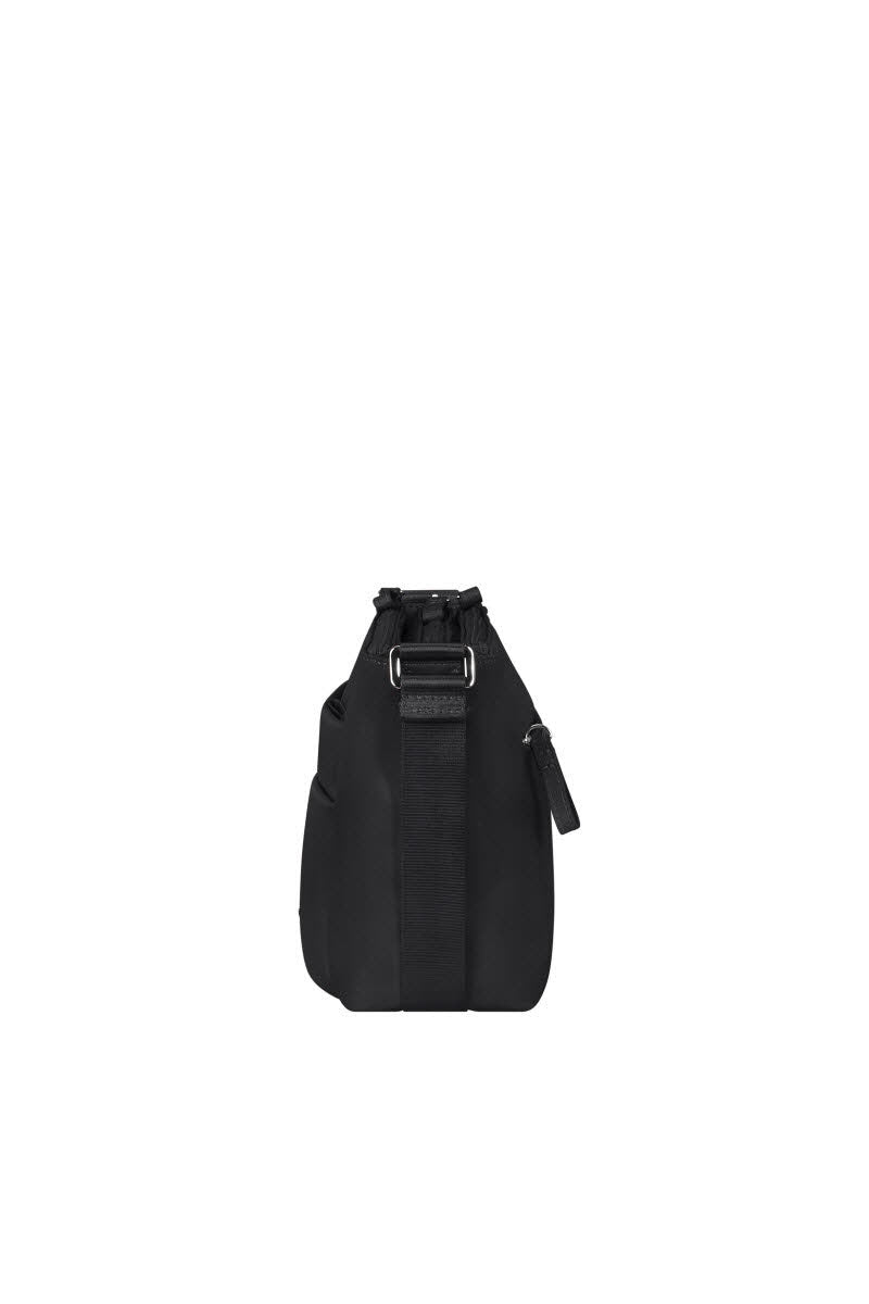 SHOULDER BAG S 3 ZIP BLACK
