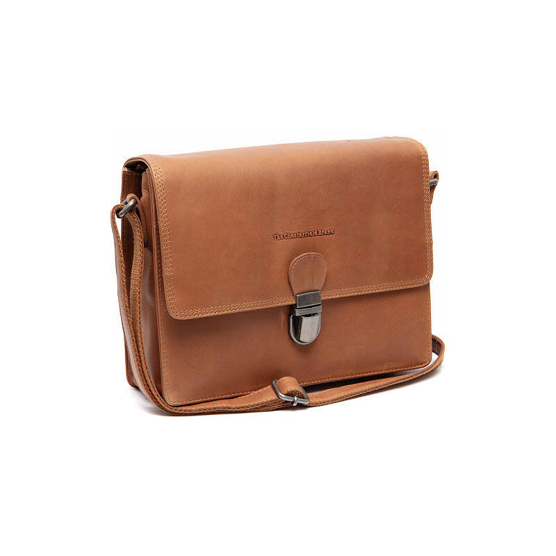 Schultertasche Lunor Cognac