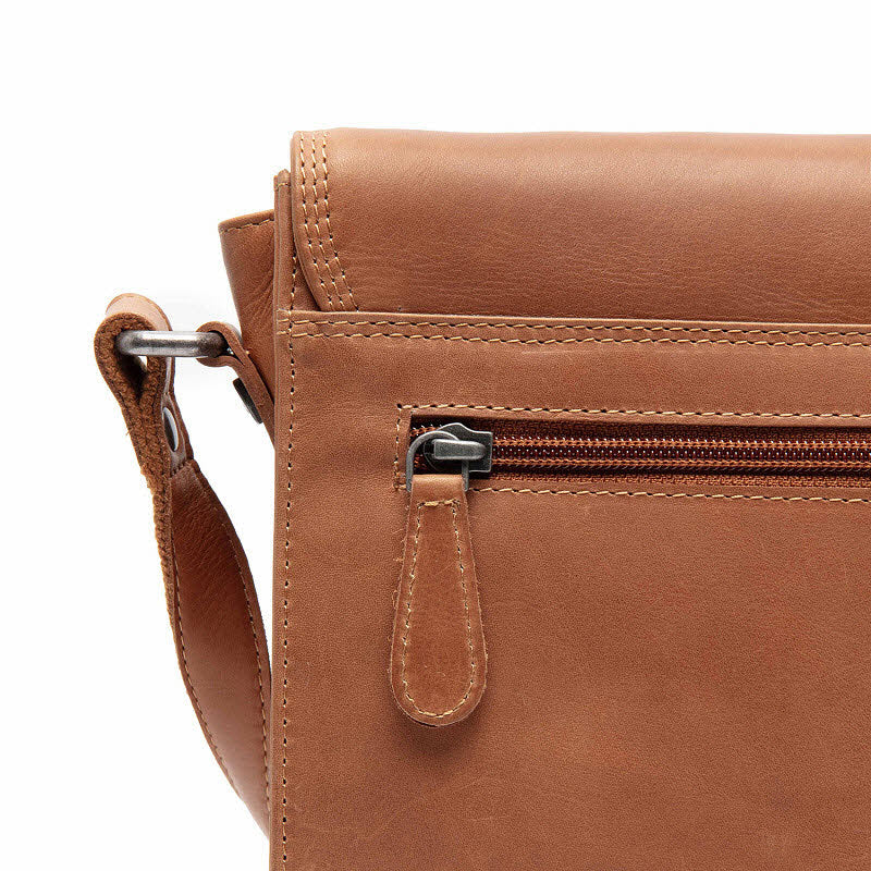 Schultertasche Lunor Cognac
