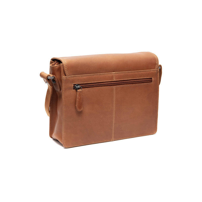 Schultertasche Lunor Cognac