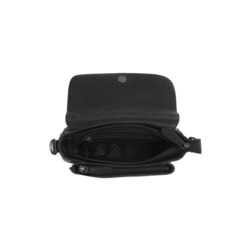 Schultertasche Miloa Black