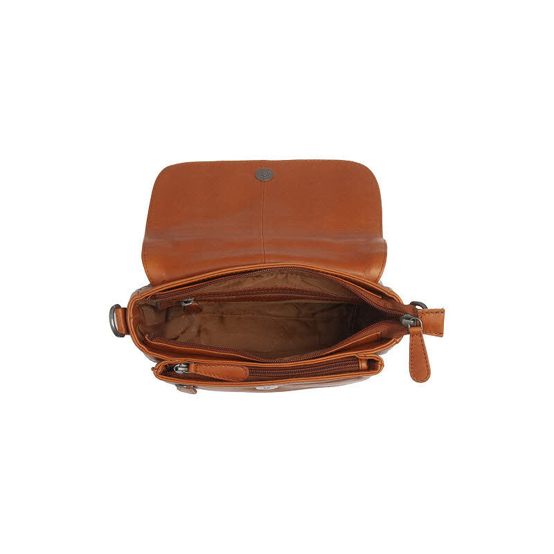 Schultertasche Miloa Cognac