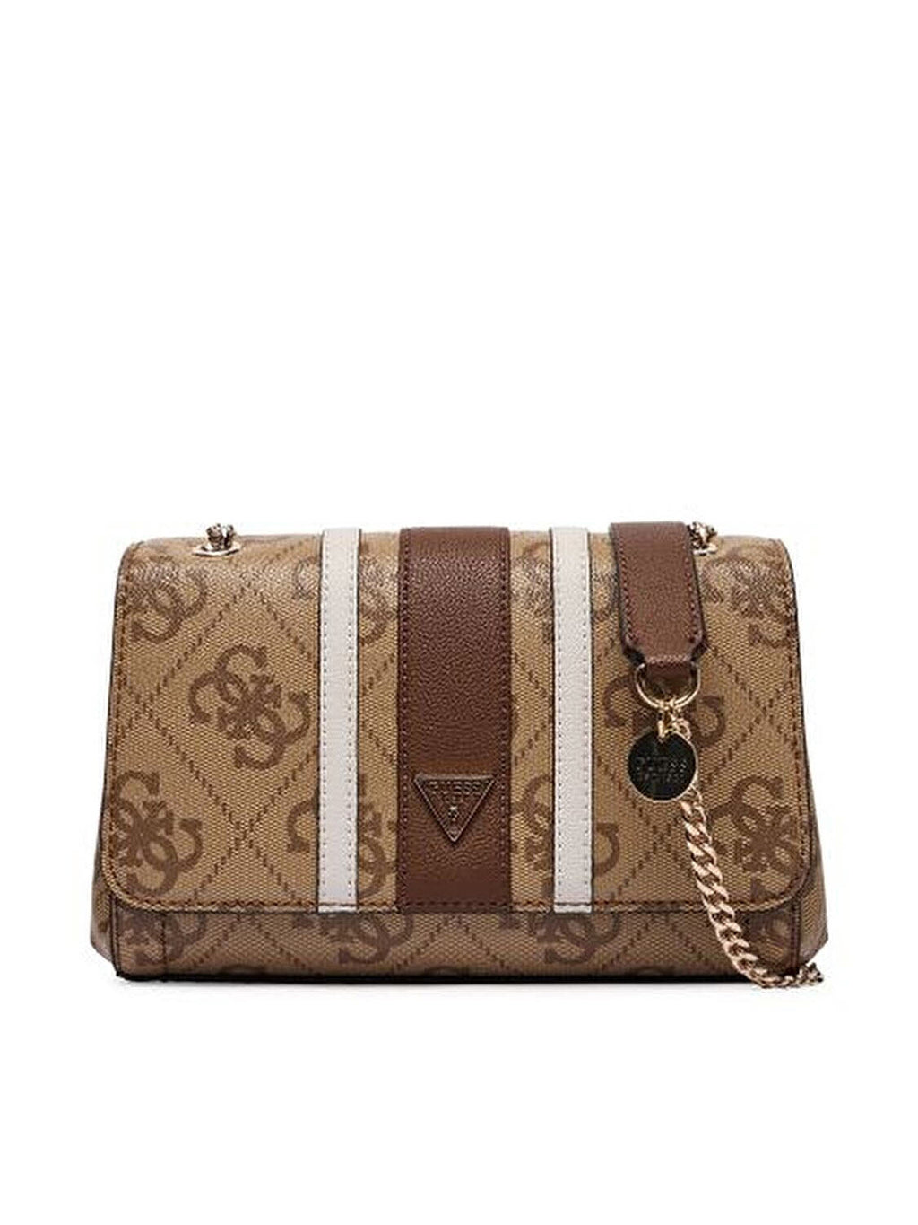 NOELLE II CNVRTBLE XBODY FLAP LATTE LOGO/BROWN