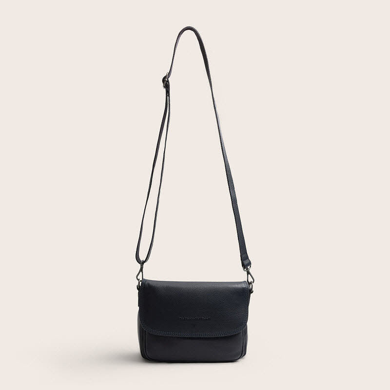 Leder Umhängetasche Miloa Navy