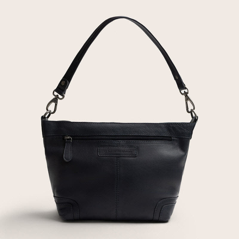 Leder Umhängetasche Zarita Navy