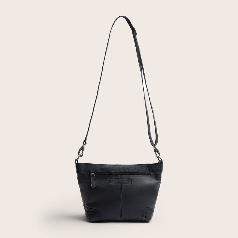 Leder Umhängetasche Zarita Navy