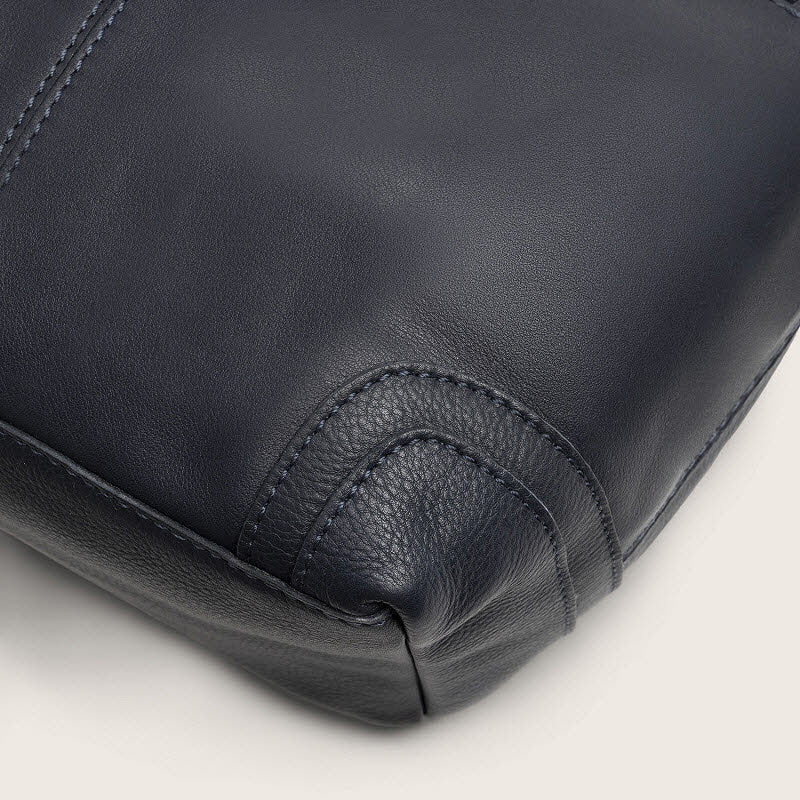Leder Umhängetasche Zarita Navy