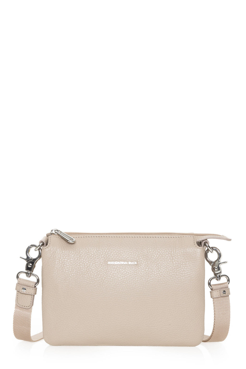 Leather Pochette WARM TAUPE