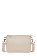 Leather Pochette WARM TAUPE