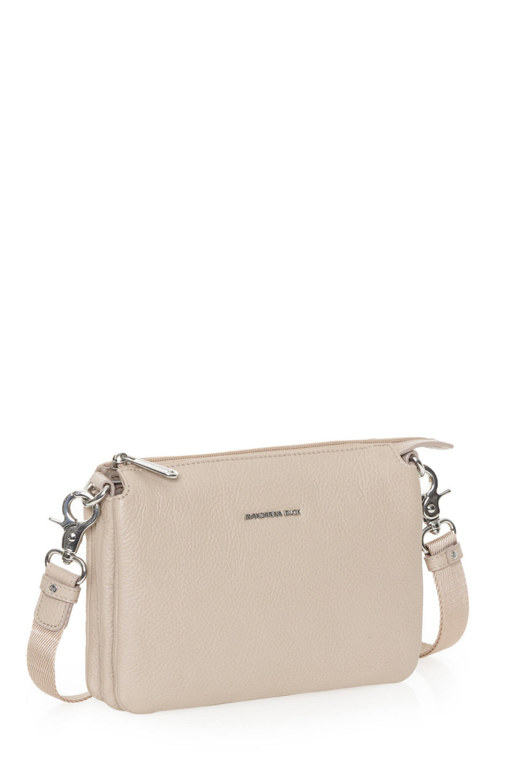 Leather Pochette WARM TAUPE