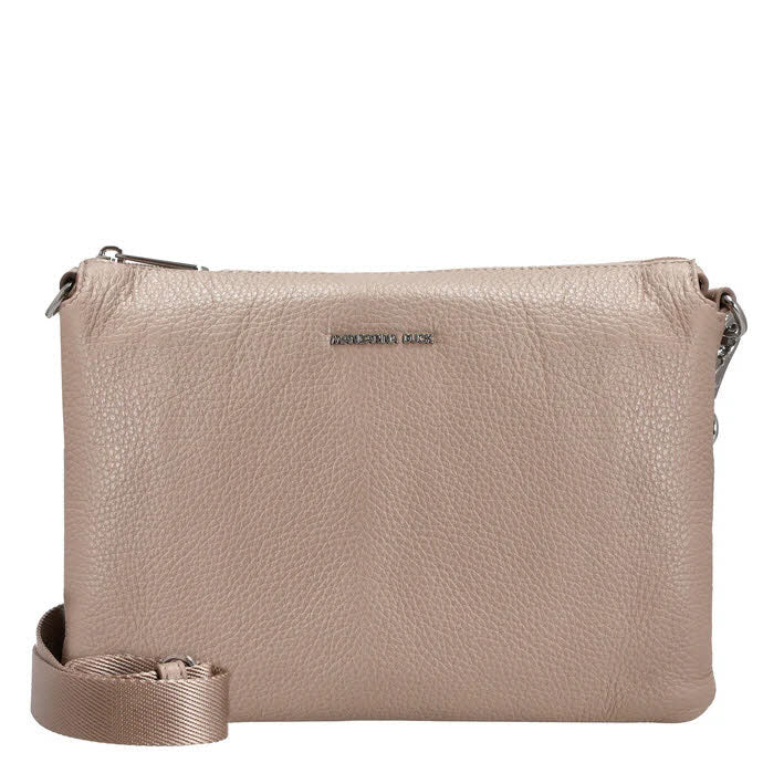 Leather Crossover Warm Taupe