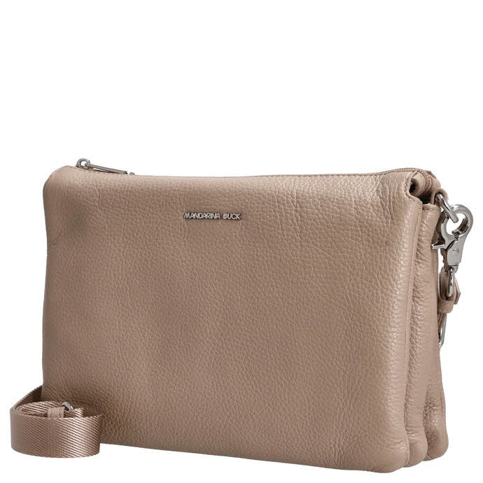 Leather Crossover Warm Taupe