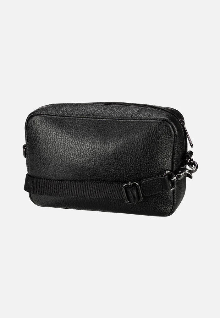 Leather Camera Case Nero