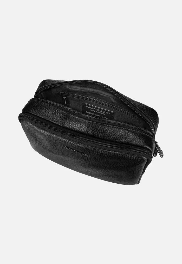 Leather Camera Case Nero