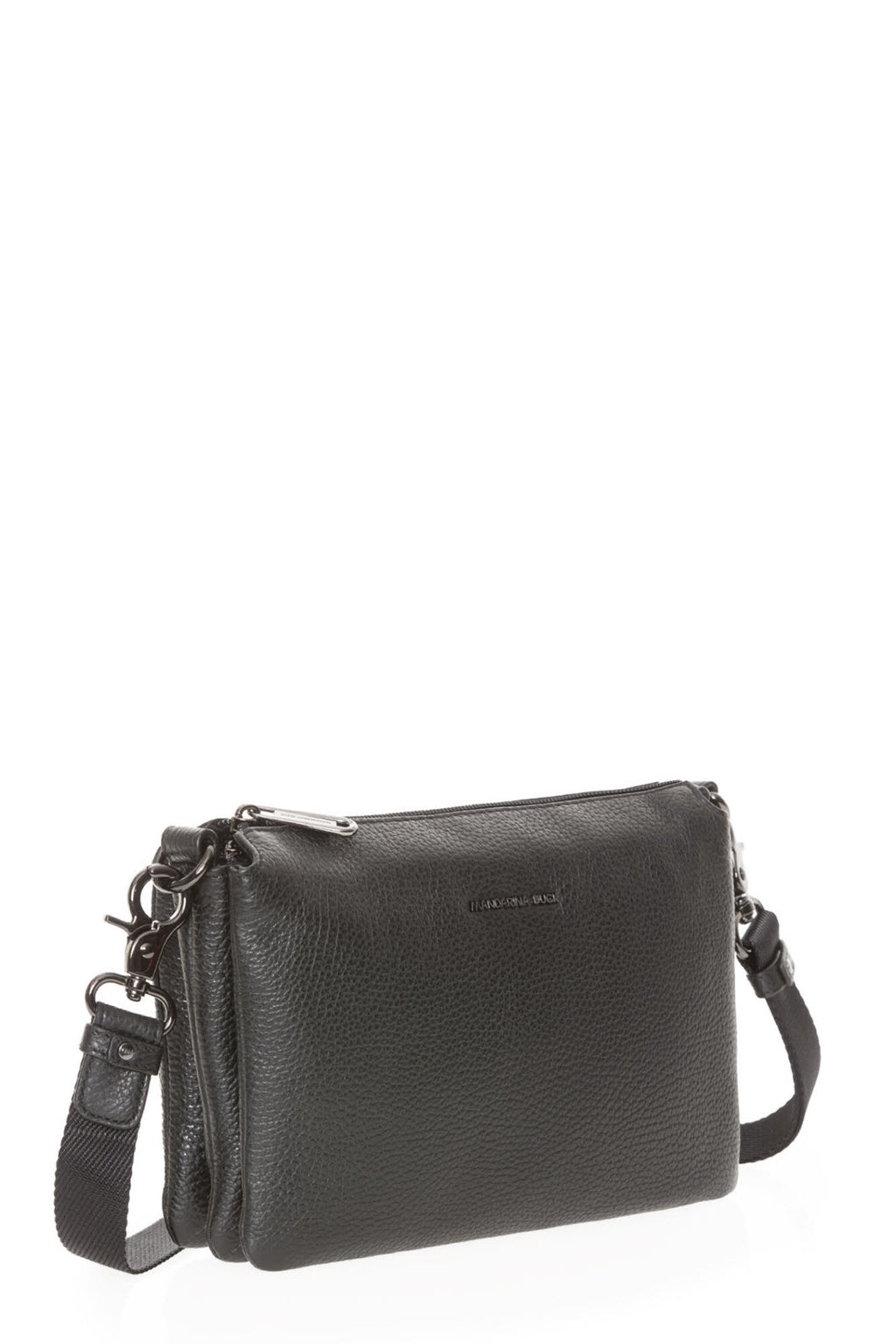 Leather Pochette NERO
