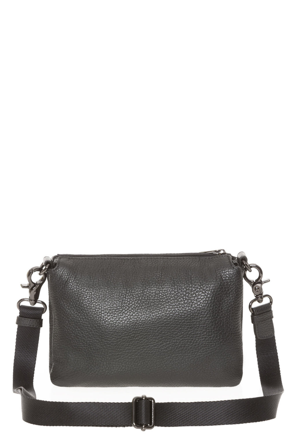 Leather Pochette NERO