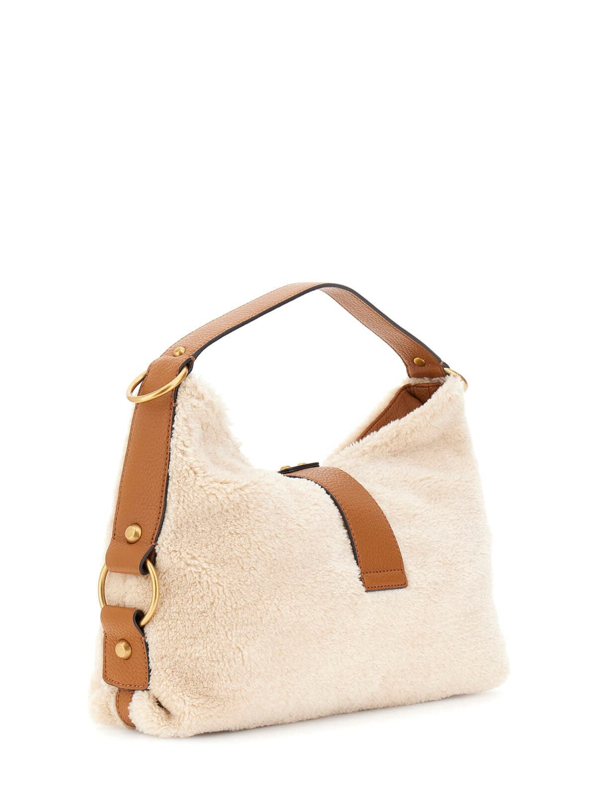 CAMDEN SHOULDER BAG NATURAL/COGNAC