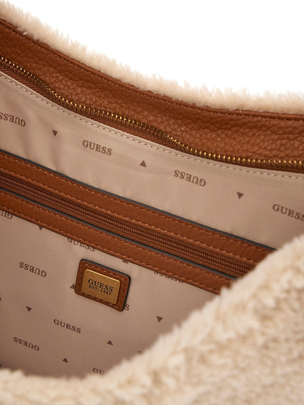 CAMDEN SHOULDER BAG NATURAL/COGNAC