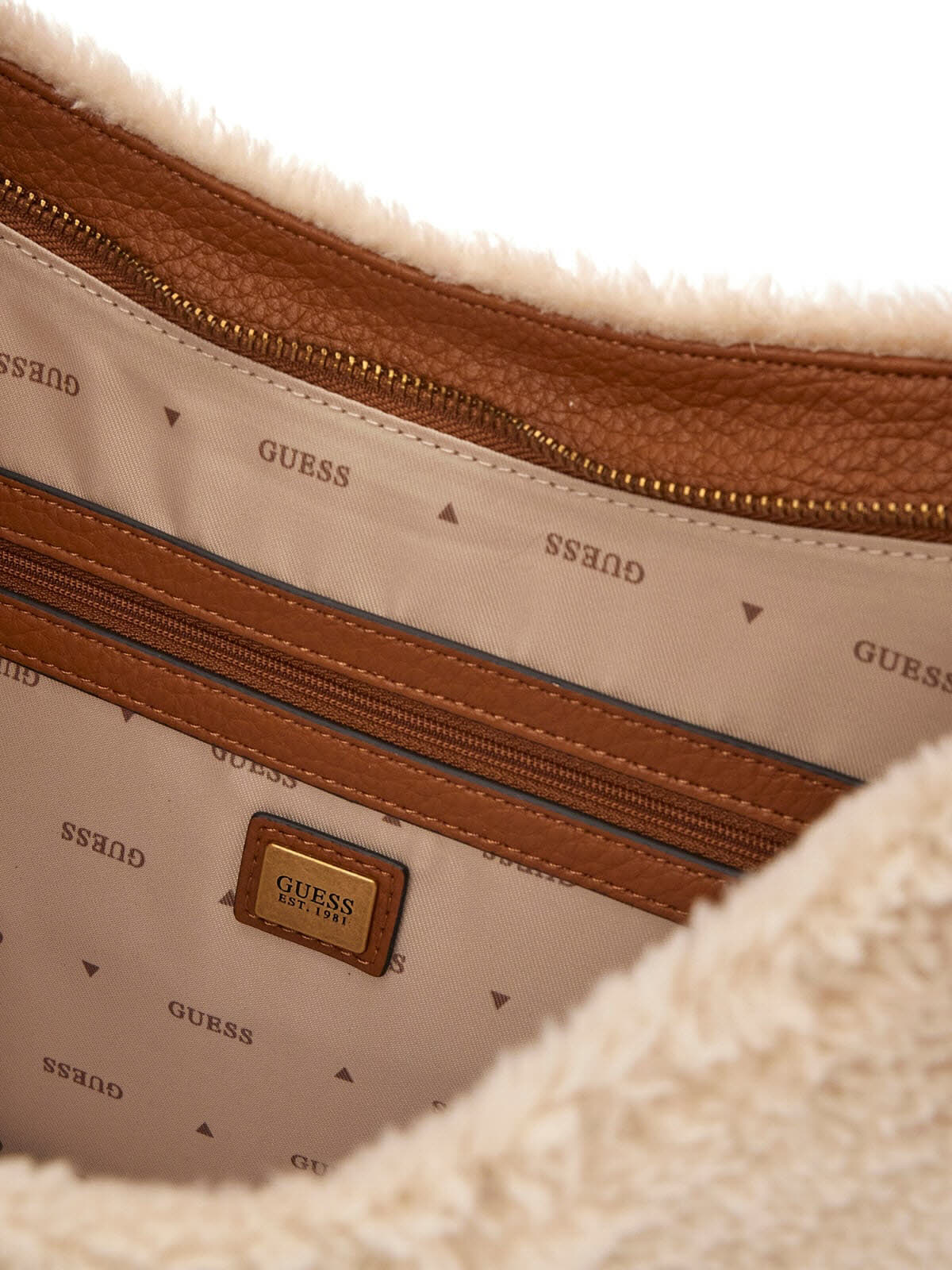 CAMDEN SHOULDER BAG NATURAL/COGNAC