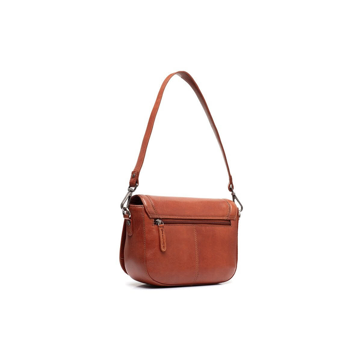 Schultertasche Cognac