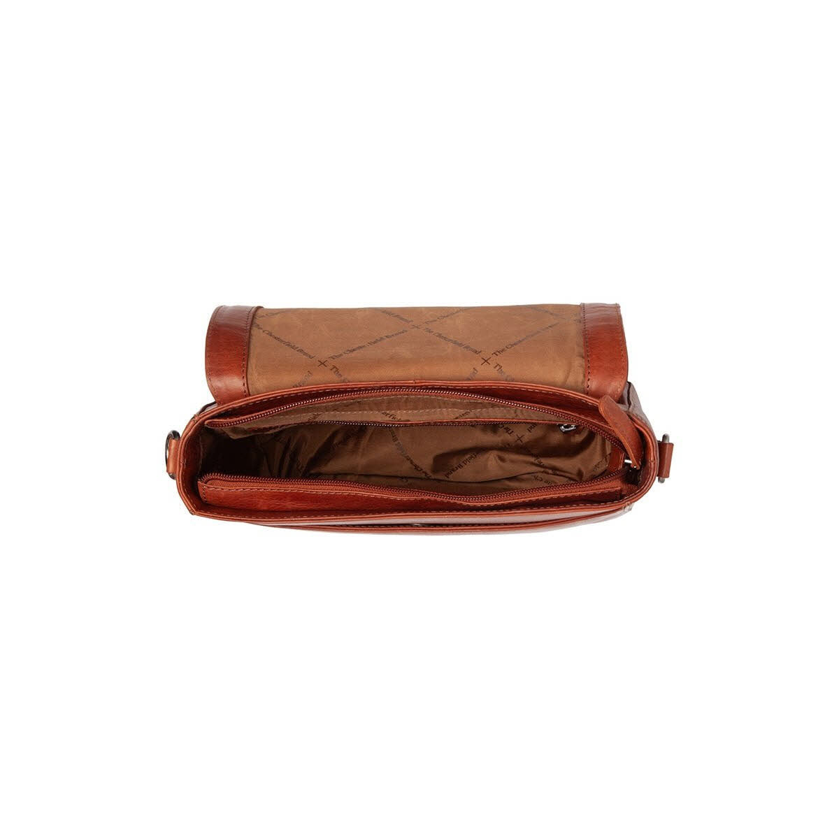 Schultertasche Cognac