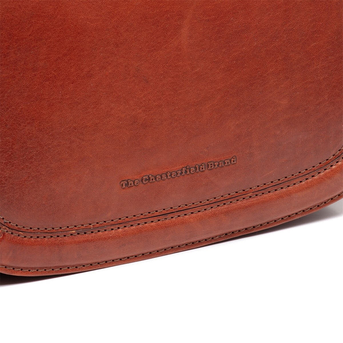 Schultertasche Cognac