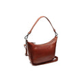 Schultertasche Cognac