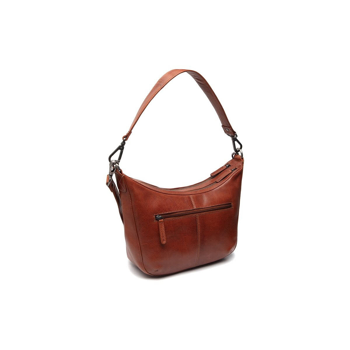 Schultertasche Cognac